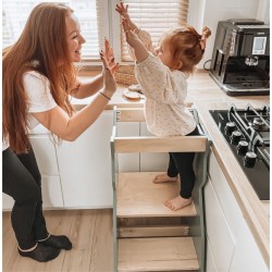 kitchen helper regulowany kot schodki dla dziecka